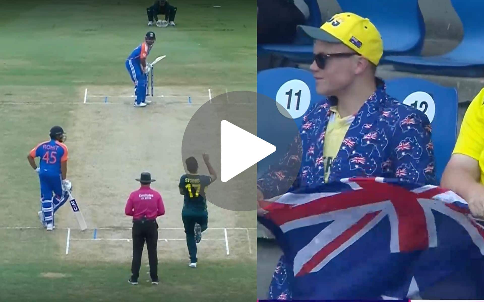 [Watch] Pant Fails To Replicate Rohit-like Powerhitting; Aussie Superfan Makes A Passionate Roar